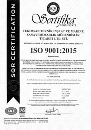 ISO 9001:2015 KYS BELGESİ