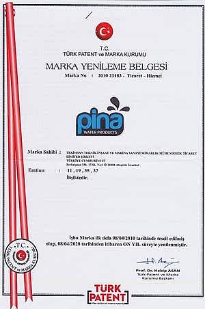 Pina Marka Tescili