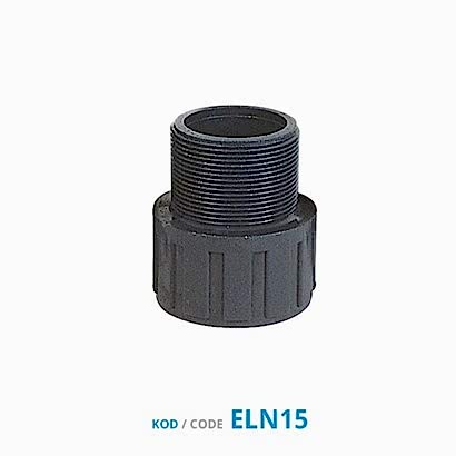 Pina U-PVC Adaptör (Dıştan Dişli)